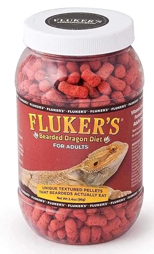 Fluker's Adult Bearded Dragon Food 3.4oz Digestible Animal And Plant Sources von Fluker's