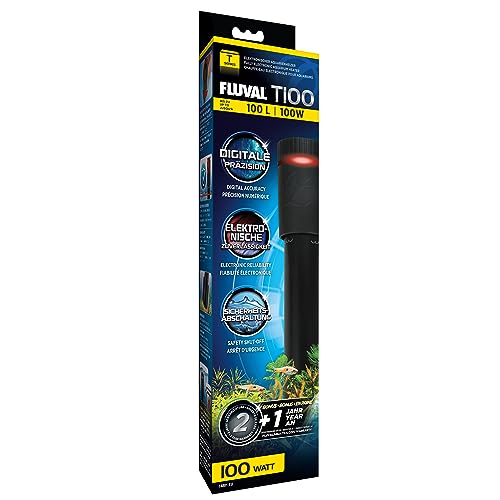 FLUVAL T100 tauchbarer elektronischer Aquarienheizer, für Aquarien bis 100L von Fluval