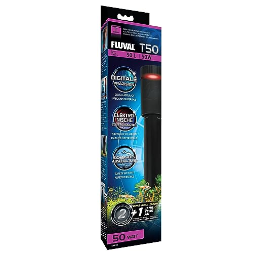 FLUVAL T50 tauchbarer elektronischer Aquarienheizer, für Aquarien bis 50L von Fluval