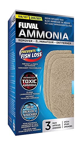 Fluval Ammoniak Entferner Pads, für Fluval Außenfilter 107 und 207, 3er Pack von Fluval