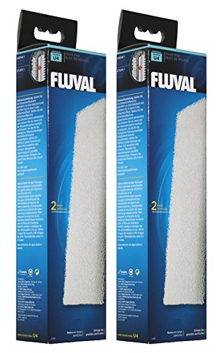 Fluval A488 Schaumstoffpatrone für Filter U4, 2 x 2 Stück von Fluval