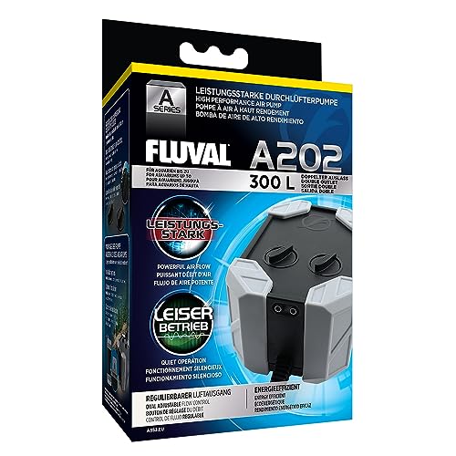 Fluval Air 202 Durchlüfterpumpe für Aquarien bis 300l von Fluval