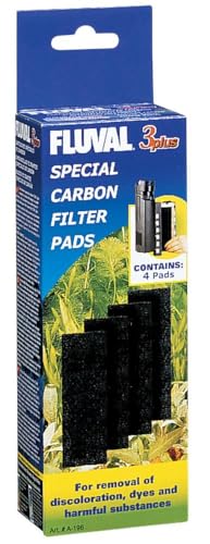 Fluval Aktivkohlefilterpatrone, für den Fluval 3+ Innenfilter, 4er Pack von Fluval