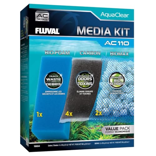 Fluval Nachfüllset für Filterrucksack AquaClear AC110 von Fluval