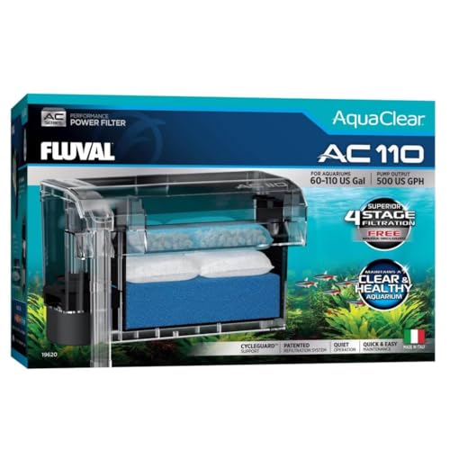 Fluval AquaClear AC110 Rucksack für Aquarium, 1890 LPH von Fluval