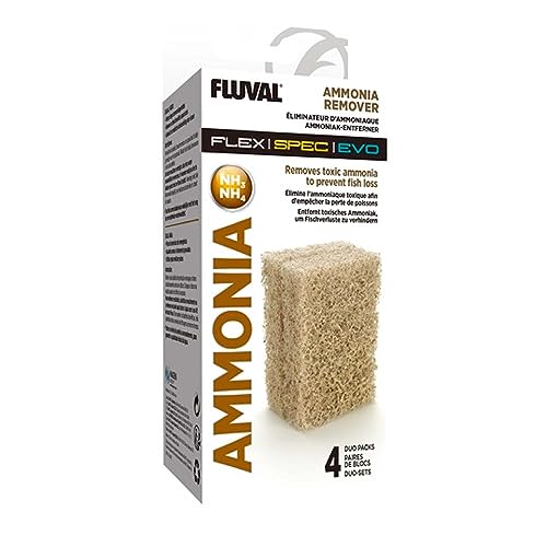 Fluval Nitrat Entferner, Filtereinsatz für die Fluval Flex und Spec Aquarien, 4er Pack von Fluval