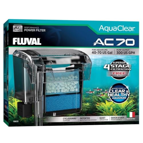 Fluval AquaClear AC70 Hochleistungsfilter, 152–265 l von Fluval