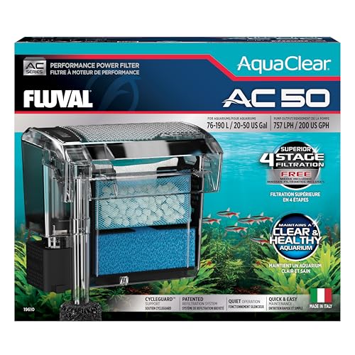 Fluval AquaClear AC50 Hochleistungsfilter, 76–190 l von Fluval