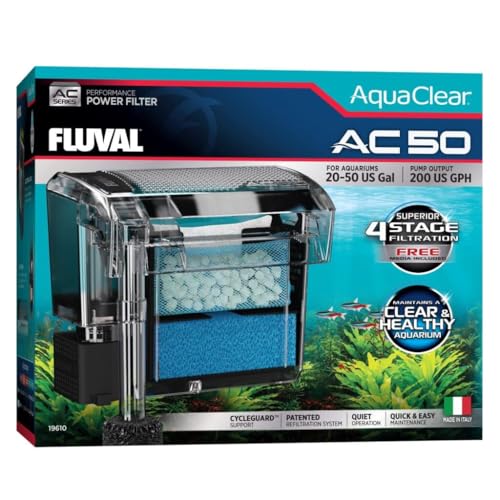 Fluval AquaClear AC50 Hochleistungsfilter, 76–190 l von Fluval