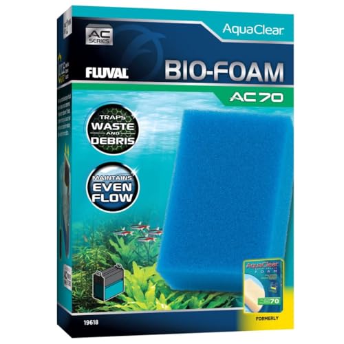 Fluval Bio-Foam Blauer Filterrucksack für Aquarium, AquaClear AC70, 1 Stück von Fluval