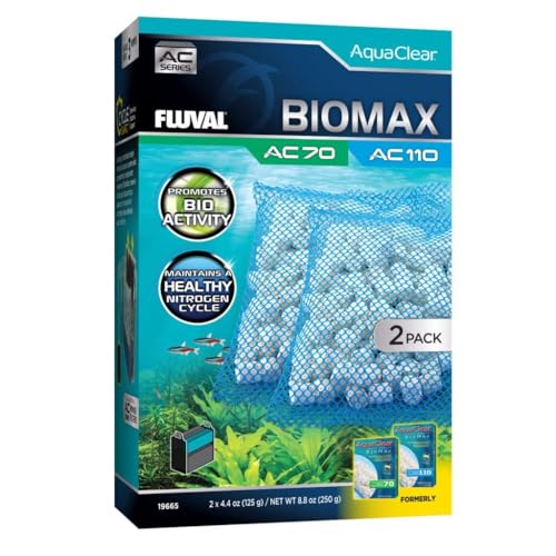 BioMax Filterrucksack für Aquarium, Fluval AquaClear AC70/AC110, 2 Stück von Fluval