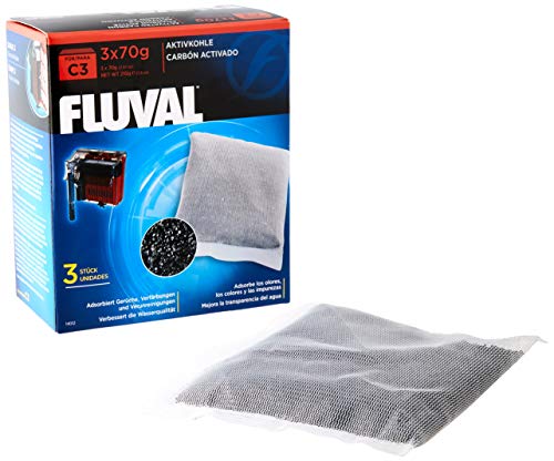 Fluval C3 Aktivkohlepatrone, 210g, 3er Pack von Fluval