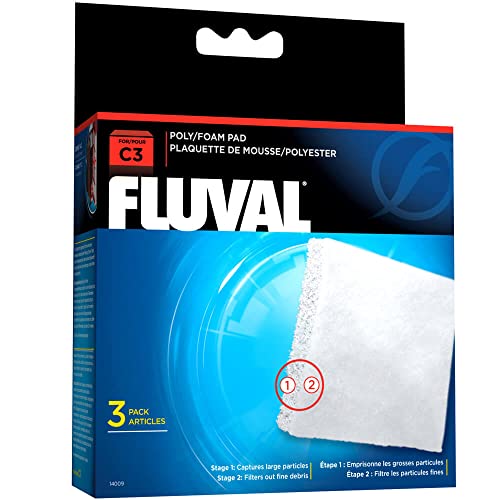 Fluval C3 Schaumstoff/Polypatrone, 3er Pack von Fluval