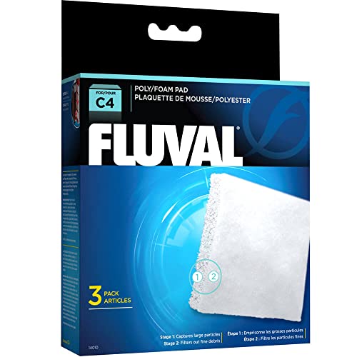 Fluval C4 Schaumstoff/Polypatrone, 3er Pack von Fluval