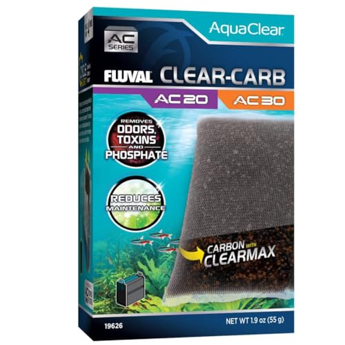 Fluval Clear-Ladekohle für Aquarium, AquaClear AC20/30, 1 Stück von Fluval