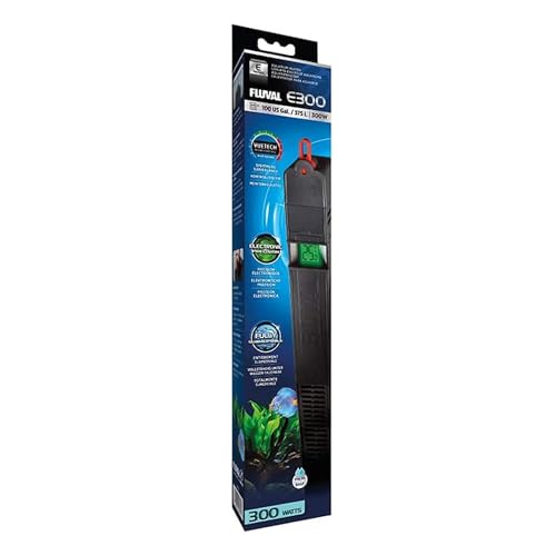 Fluval E-Heizer, Aquarienheizer, für Aquarien bis 375l, 300W von Fluval