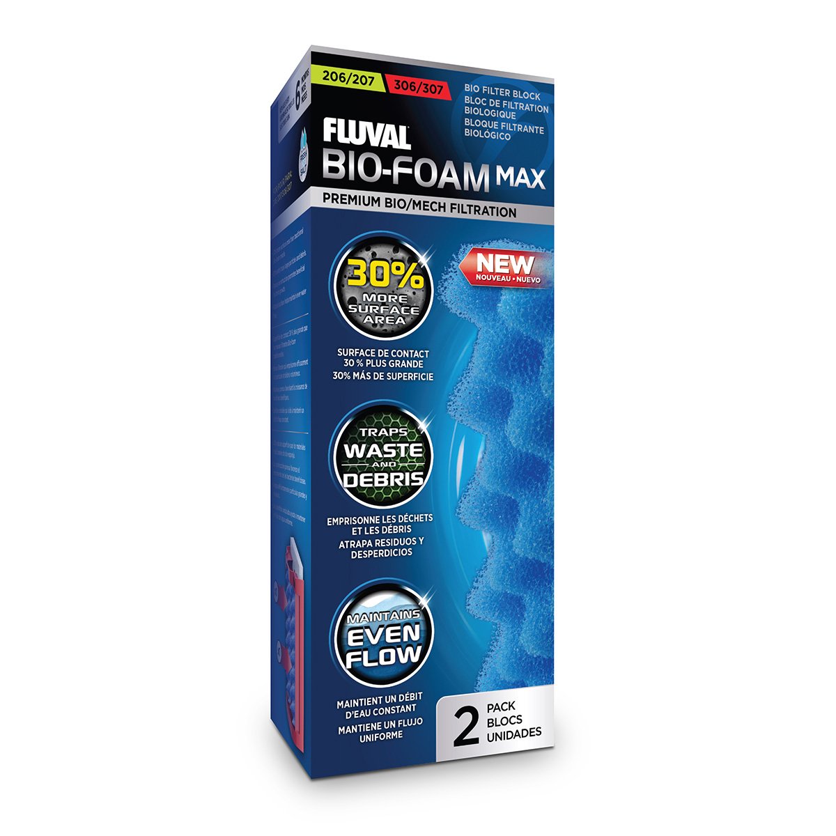 Fluval Filtersatzfilter für 207/307 Bio Foam MAX von Fluval