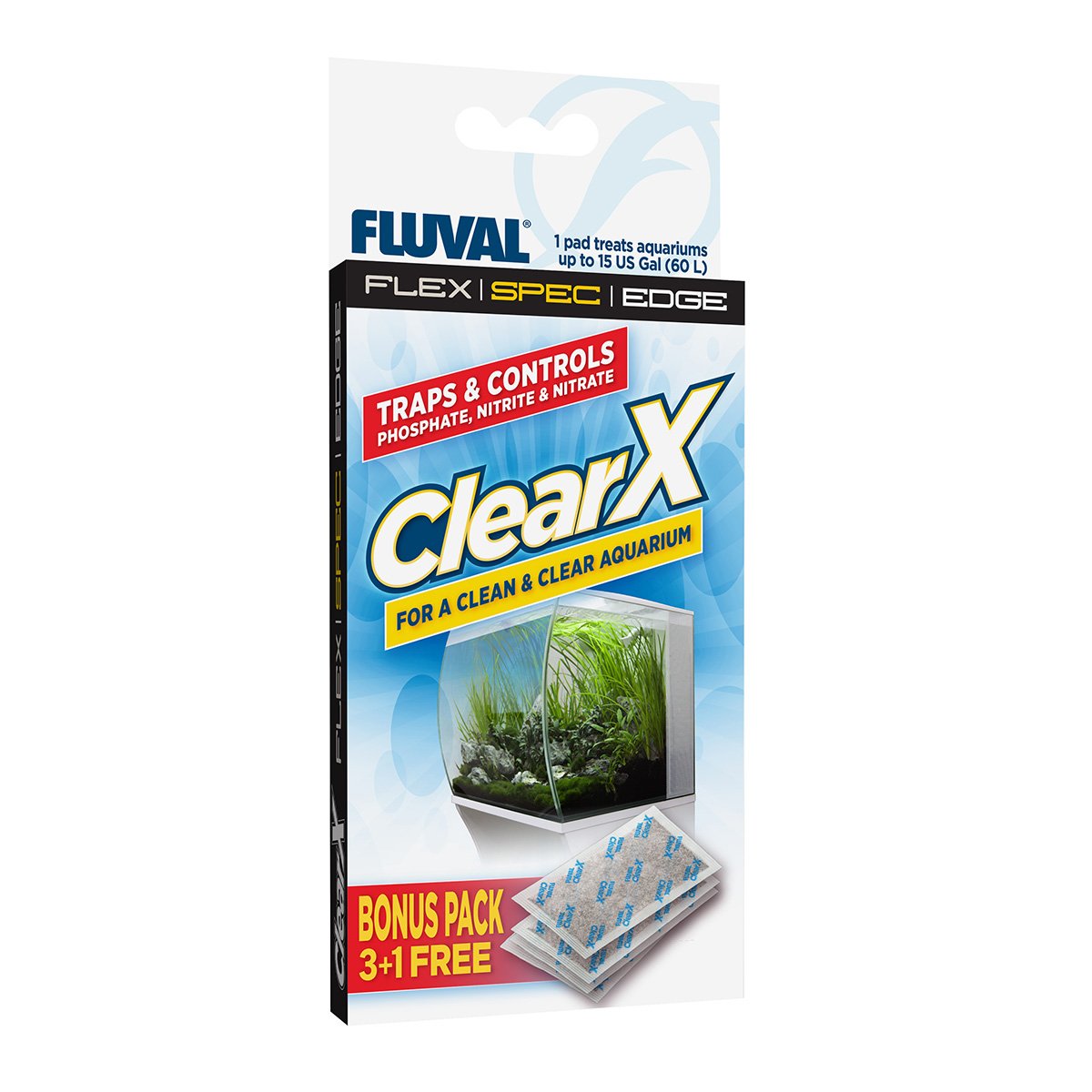 Fluval Filtersatzfilter für CLEAR X Filter Kissen 4er von Fluval