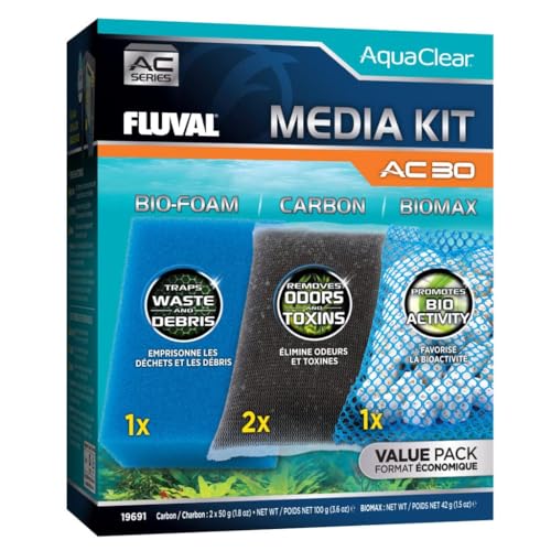 Fluval Nachfüllset für Filter-Rucksack AquaClear AC30 von Fluval