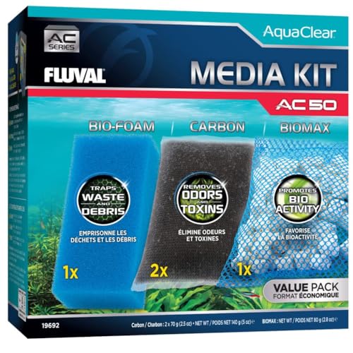 Fluval Nachfüllset für Filter-Rucksack AquaClear AC50 von Fluval