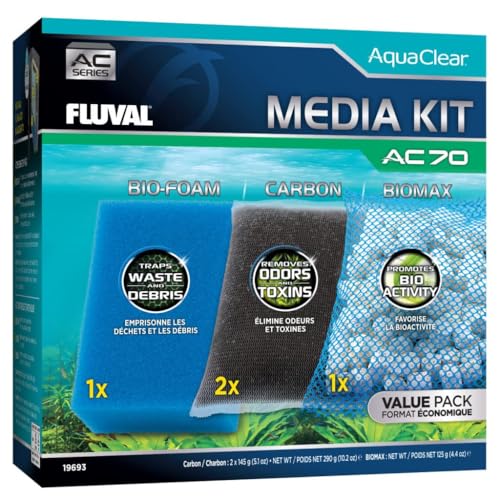 Fluval Nachfüllset für Filter-Rucksack AquaClear AC70 von Fluval