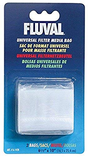 Fluval Universal Filternetzbeutel für loses Filtermaterial, 18 x 16cm, 2er Pack von Fluval