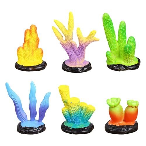 Fluxioxtna 6pcs Realistische Korallen Aquarien Accessoires Landschaft Dekoration Für Sichere Fischtank Umweltleben Wie Coralreef Fluxioxtna 6pcs Realistische Korallen Aquarien Accessoires Landschaft Dekoration Für Sichere Fischtank Umweltleben Wie Coralreef von Fluxioxtna