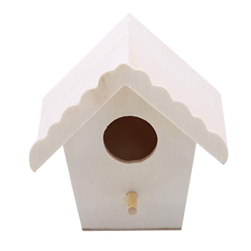 Flybloom Kreative Holz Birdhouse Vogelnest Dekoration Garten Hof Dekoration Lieferungen, Stil 3 von Flybloom