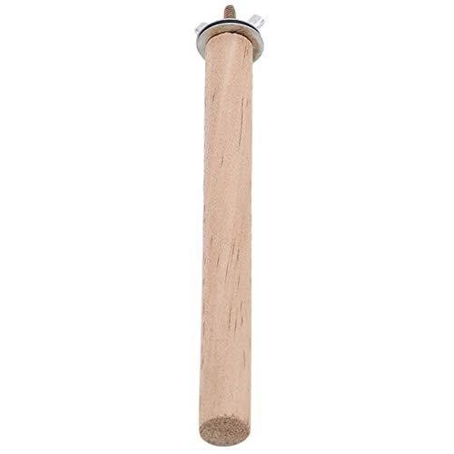 Flybloom Papageienständer aus Holz Bird Barsch Plattform Birdcage Zubehör (1,5 * 14 cm) von Flybloom