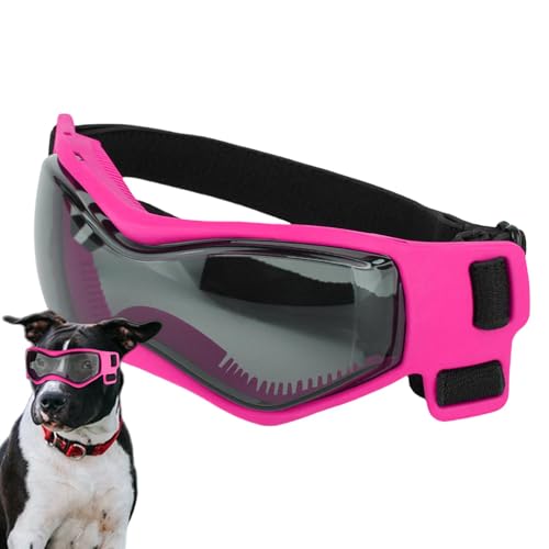 FmtwPhn Antibeschlag-Sonnenbrille für Hunde, UV-Schutz für Hundebrillen - UV-Schutz-Haustierbrille - Verstellbares Stirnband zum Schutz der Augen für Partys, Reisen, Fotos und alltägliche Aktivitäten von FmtwPhn