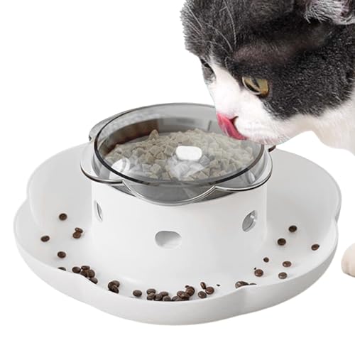 FmtwPhn Interaktives Slow Feeder-Spielzeug,Puzzle Slow Feeder-Spielzeug - Push Feeding Bowl Interaktives Training Slow Feeder,Mental Puzzle Toys Spendernapf zur Linderung von Langeweile für Hunde und von FmtwPhn