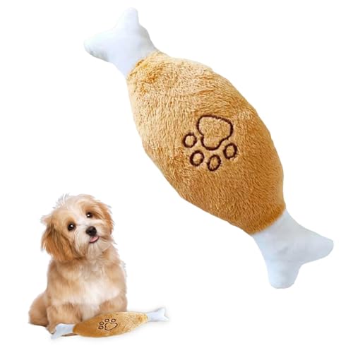 Fmzrbnih Pet Plush Toy - Breed Puppy Chew Toy, Washable Small Pet Treat Toy | Multifunctional Fruit Cute Plush Squeaky Dog Toys, Multipurpose Cotton Fabric Clean Teeth Massage Gums for Dogs, Cats von Fmzrbnih