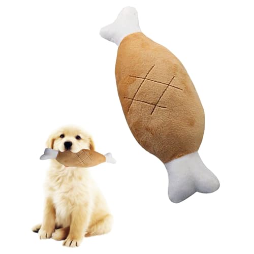 Fmzrbnih Pet Plush Toy - Breed Puppy Chew Toy, Washable Small Pet Treat Toy | Multifunctional Fruit Cute Plush Squeaky Dog Toys, Multipurpose Cotton Fabric Clean Teeth Massage Gums for Dogs, Cats von Fmzrbnih