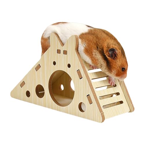 Hamster-Holzhaus-Versteck, Hamster-Labyrinth-Holzhaus, Stabiler Holzkäfig für Hamster, Holzversteck für Kleintiere, Lebensraum für Zwerghamster, Chinchillas, Rennmäuse und Mäuse von Fmzrbnih