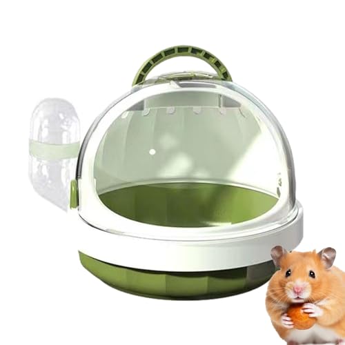 Hamster-Tragetasche – Atmungsaktive Meerschweinchen-Tragetasche, Tragbare Kleintier-Tragetasche | Kleintier-Tragetasche, Haustier-Tragetasche Mit Abnehmbarer Wasserflasche Für Kaninchen, Hamster, (7,3 von Fmzrbnih