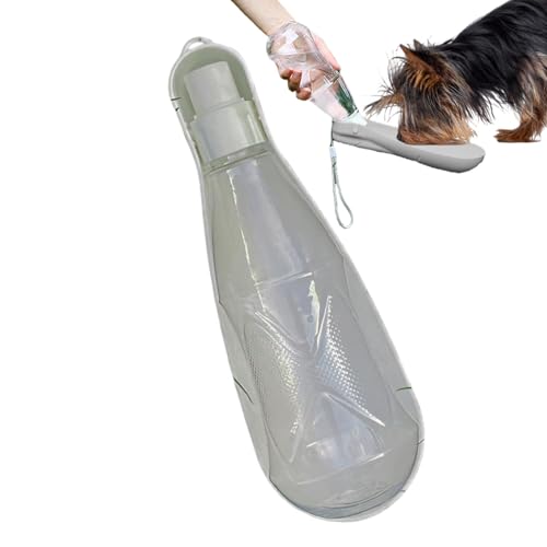 Haustier-Wasserspender – 450 Ml Trinkflasche Für Reisen, Hunde-Wasserspender | Auslaufsicherer Trinkspender Für Welpen, Wasserspender Für Hunde, Trinkspender Für Hunde Zum Wandern, 7,4 X 23,9 cm von Fmzrbnih