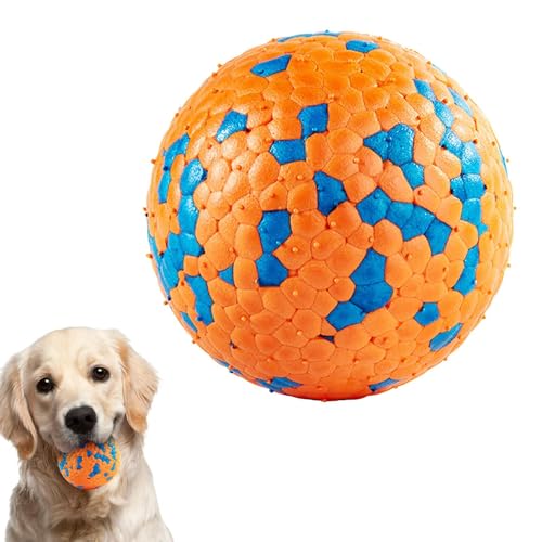 Hunde Spielzeugball - Hüpferfetchball, Hoch elastischer Welpe Zahne Ball | Duraable große Rassen Schaum interaktives Spielzeug, multifunktionaler schwimmender Hundeball, lustiger Übung, um das Spiel A Hunde Spielzeugball - Hüpferfetchball, Hoch elastischer Welpe Zahne Ball | Duraable große Rassen Schaum interaktives Spielzeug, multifunktionaler schwimmender Hundeball, lustiger Übung, um das Spiel A von Fmzrbnih