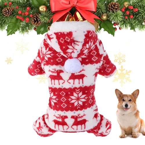 Hunde-Weihnachtskostüm – Hunde-Weihnachtskleidung, Weihnachts-Hundekleidung | Mehrzweck-Hundekleidung, Warme Strickwaren, Langlebiges Weihnachtskostüm, Haustier-Weihnachtsoutfits Für Kleine Bis Große von Fmzrbnih