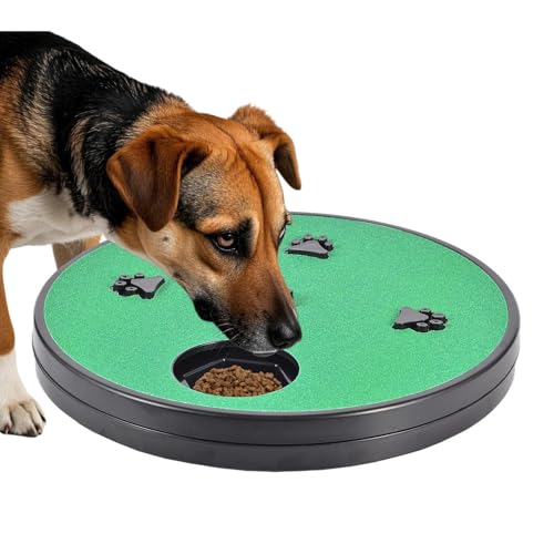 Hundespielzeug für Hunde, Scratch Tabch für Hunde, drehbare Kratzmatte für Hunde - Stimulierendes rundes Puzzle für Hunde, langsames Futter für einen großen Hund von Fmzrbnih