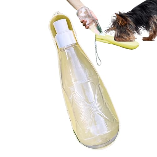 Hundewasserflaschenspender – 450 Ml Hundewasserflasche, Wasserflaschenspender Für Hunde | Wasserauslaufsicherer Trinkspender Für Welpen, Praktische Transport-Wasserflasche Für Haustiere Zum Wandern, 7 von Fmzrbnih