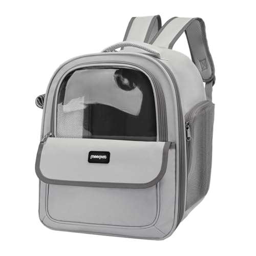 Katzen-Rucksack – Katzen-Welpen-Rucksack-Tasche, Bequeme Katzen-Tragetasche | Leichter, Belüfteter Luftpolster-Rucksack Für Haustiere, Katzen-Rucksack-Träger Für Kleine Hunde, (12,99 X 9,84 X 15,75 Zo von Fmzrbnih