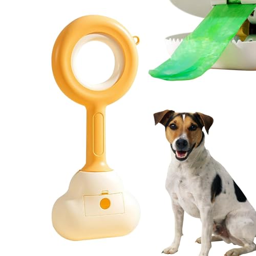 Poop Picker Upper, Portable Pooper Scooper,Cloud Design Easy Grip Poop Scoop für Yard - Hundekotschaufel, Abfallsammler Welpen, Ergonomisch mit Taschenanschluss für Spaziergänge von Fmzrbnih