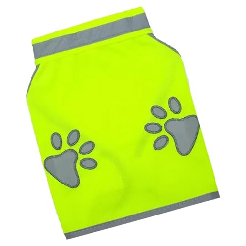 Reflektierende Sicherheitsweste Für Hunde – Mehrzweck-Hunde-Sichtweste, Gut Sichtbare Nacht-Hundekleidung | Bequeme Fluoreszierende Hundeweste Reflektierend, Reflektierende Hundeweste Für Haustiertrai von Fmzrbnih