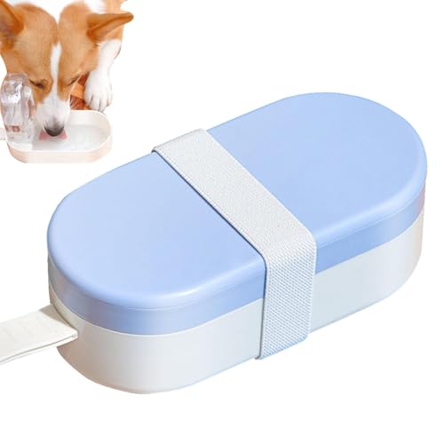 Tragbare Hundeswasserflasche, Hundereisen Wasserflasche | Eiscremeform Wasserbehälter tragbare Hundeblasche - Futtermittelspender Beweis Lebensmittelqualität Haustier -Stuff Accessoires für Welpen von Fmzrbnih