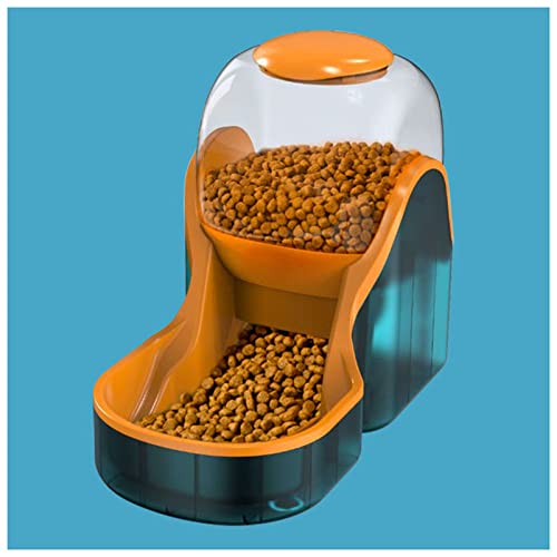 Futternapf Katze 3.8L Haustier Hund Katze Trinker Schüssel for Hunde Trinkwasserflasche Kätzchen Bowls Slow Food Fütterung Container Pet Supplies Geneigter futternapf Katze (Size : Bluefeeder) von FnnEmg