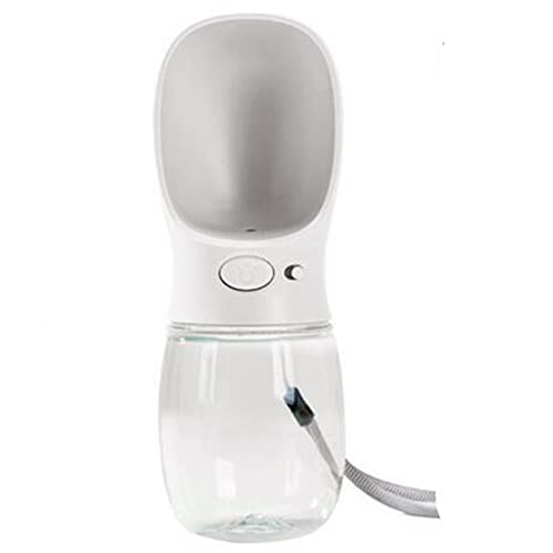 Futternapf katze Tragbare Haustierbecher Trinkflasche Hund Katze Gesundheit Fütterung Flaschen Wasser- Pet Reise Cups Pet Hund Wasserflasche for Hundeschüssel Geneigter futternapf katze ( Color : Whit von FnnEmg