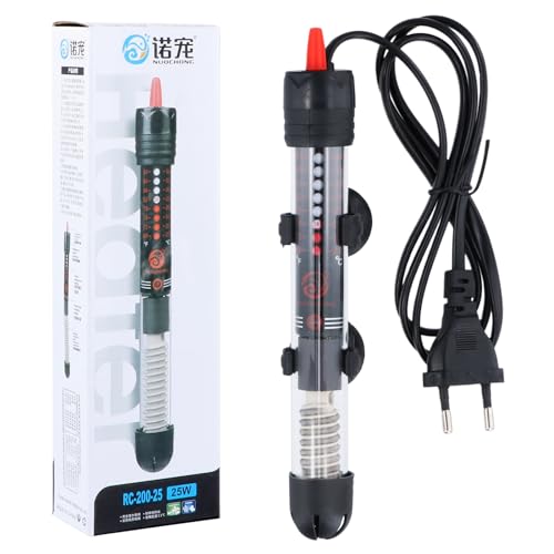 Focanet Aquarium Heizung,120L 100W Temperatur Einstellbare Aquarium Heizer Mit Saugnäpfen,Thermostat Heizung,Heizstab Einstellbar,Aquariumheizer,Regelheizer Aquarium für Fischtanks(20°C-34°C) von Focenat