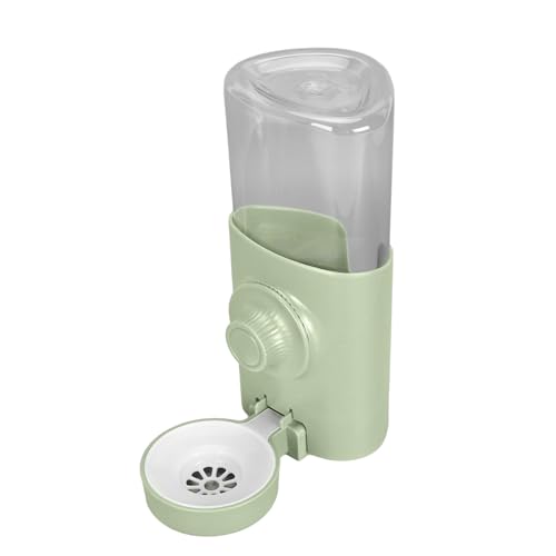 600 Ml Wasserspender für Hunde und Katzen, Leicht zu Reinigen, Hängender Wasserspender für Haustiere, Große Kapazität, Leise für Zuhause (Green) von Fockety