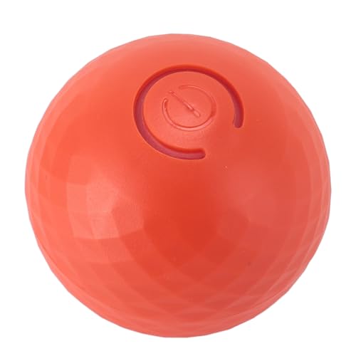 Fockety Aktiver Rollball für Hunde, Interaktives Hundespielzeug, Hundeball Peppy Haustierball Automatisch Rollender Ball mit Mehrfarbigem Blitz, IP54 Wasserdicht Automatisch Beweglicher von Fockety