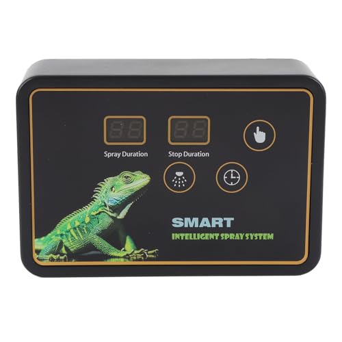 Fockety Automatischer Reptilienbefeuchter mit Timer, DC 5 V, Leise Touch-Steuerung, Reptilien-Luftbefeuchter, Reptilien-Nebelsystem, Terrarien-Luftbefeuchter mit Timer, 360° Verstellbare von Fockety